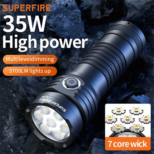 SUPERFIRE L25 yüksek Lumnes el feneri