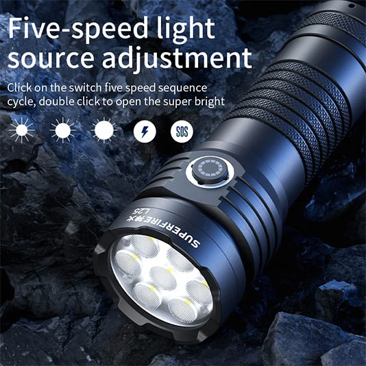 SUPERFIRE L25 yüksek Lumnes el feneri