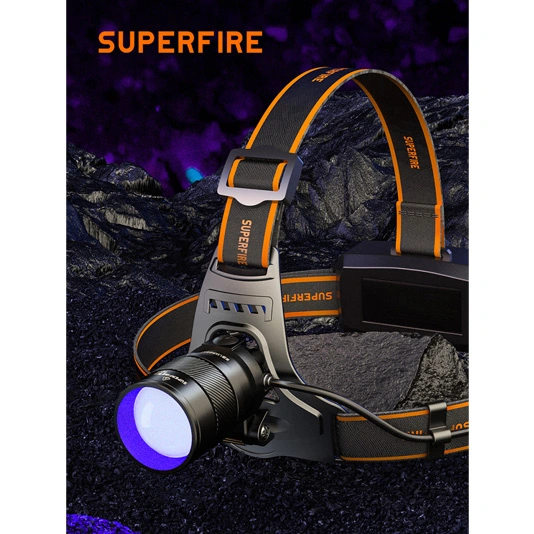 SUPERFIRE HZ01 çok yönlü uv yakınlaştırılabilir far