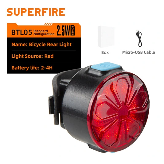 SUPERFIRE BTL05 kompakt bisiklet lambası