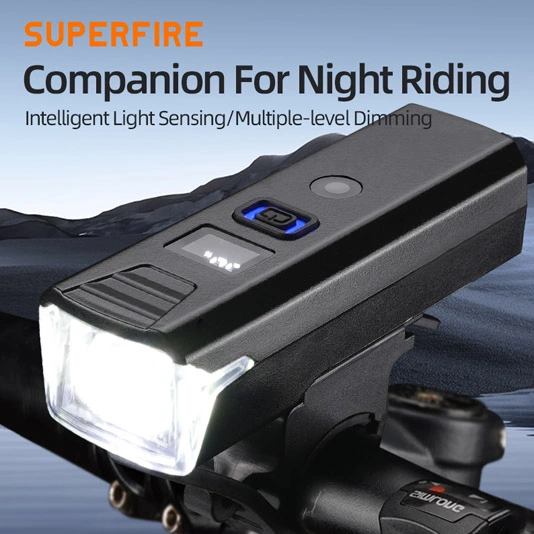 SUPERFIRE BL56 serisi sensör bisiklet lambası