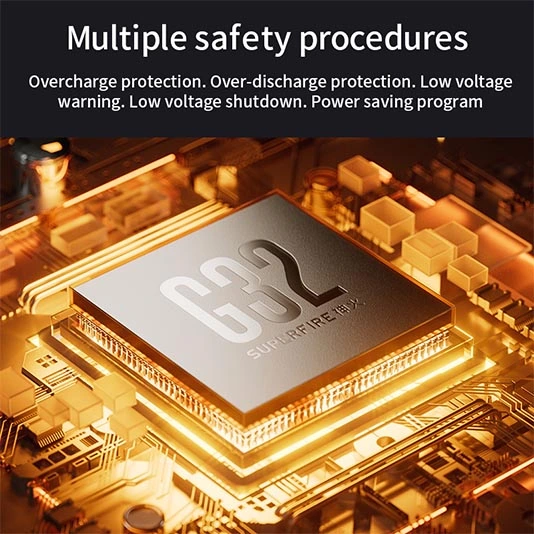 SUPERFIRE G32 taşınabilir çalışma ışığı