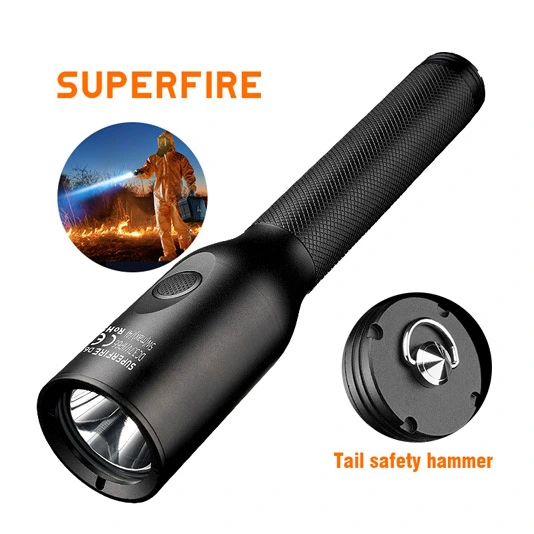 SUPERFIRE yeni D6 patlamaya dayanıklı LED el feneri