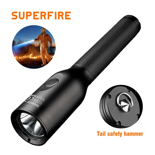 SUPERFIRE yeni D6 patlamaya dayanıklı LED el feneri