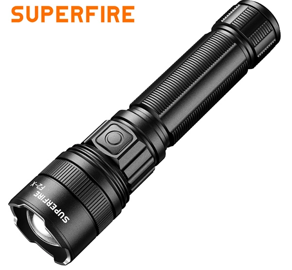 SUPERFIRE F2-X yakınlaştırılabilir Flahlight